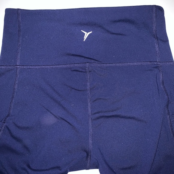 Navy blue active leggings - Picture 4 of 5